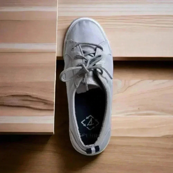 Sperry Women Pier Wave Purple Lilac Canvas Lace Up Sneaker STS87255 Sz 7.5 Wide. - Picture 5 of 5